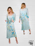 Viscose Long Spaghetti Strap Dress - D111